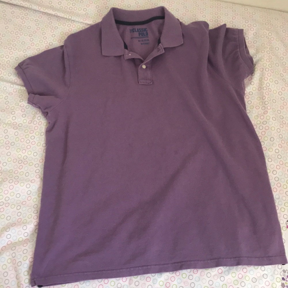 Purple old navy polo size xl worn used acceptable
